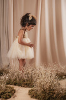 Organic Cotton-Linen Rosie Dress - Sunshine