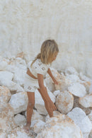 Goldie Crochet Crop - Cream