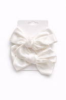 Velvet Bow Hair Clips (Pack of 2)