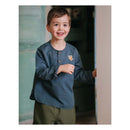 Kurta Linen Blouse & Olive Pants Set