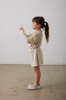 RENETTA LAYERED TOP - CREME