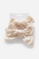 Velvet Bow Hair Clips (Pack of 2)