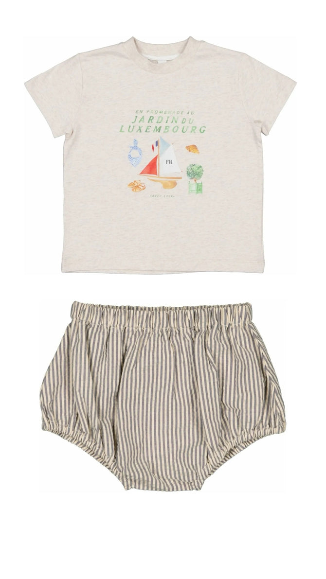 Baby Garden T-shirt & Bloomers Set