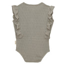 Ruffle Onesie - Simply Taupe