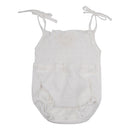 Onesie Muslin Spaghetti Strap - White