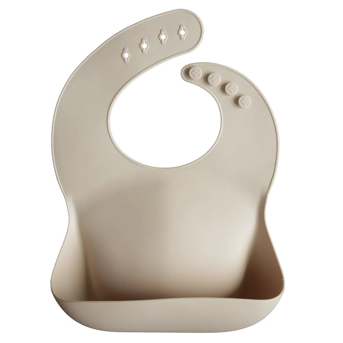 SIlicone Baby Bib - Sand