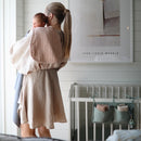 Organic Cotton Muslin Burp Cloth 2-Pack - Blush / Fog