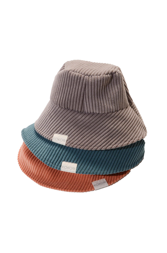 Slate Corduroy Bucket Hat