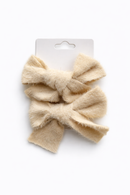 Plush Bow Hair Clip
