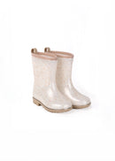 Wellies Rainboots in Glitter Bouqet Silhouette