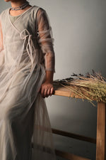 Tulle Wrap Kaftan