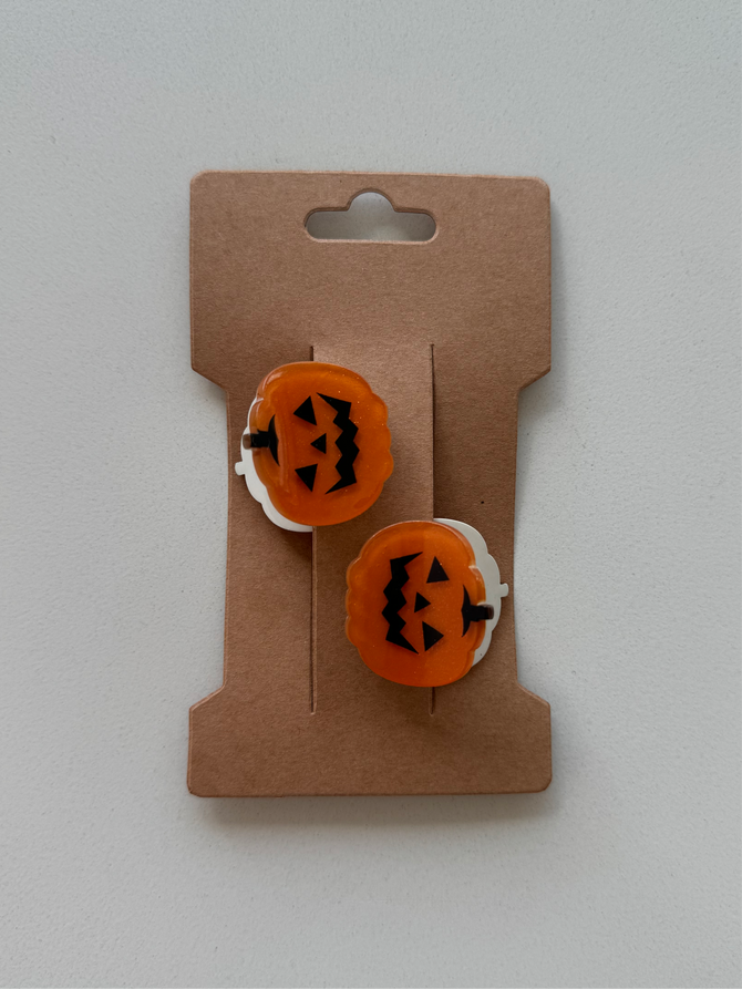 Pumpkin Claw Hair Clips (2 Pack)