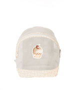 Mrs Ertha Beach Net Backpack | Bouquet Silhouette Cupcake