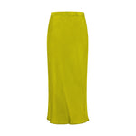 LARA SILK SKIRT - CITRUS