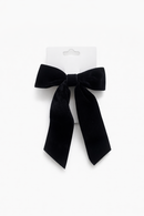 Black Velvet Hair Clip