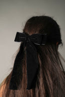 Black Velvet Hair Clip