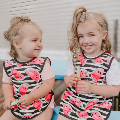 Preschool (3-5yrs) Summer Stripes Watermelon Bapron